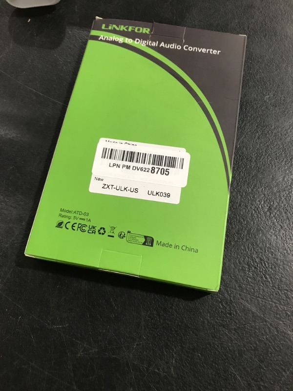 Photo 1 of LiNKFOR 3.5mm to SPDIF Converter Analog to Digital Audio Adapter for Enhanced Sound Toslink Optical Output 3.5mm to Optical with Optical Cable for Amplifiers & Soundbars