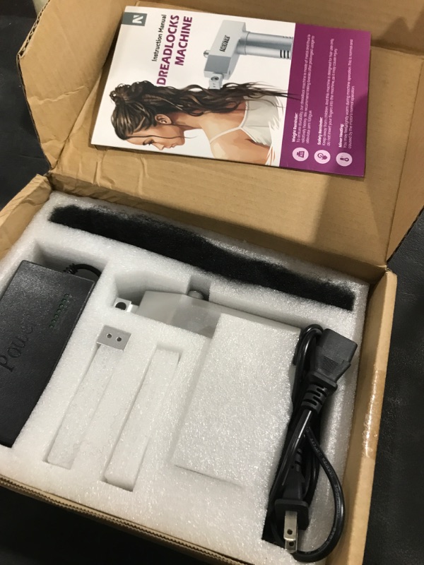 Photo 1 of NEWTRY Dreadlocks Machine for Locs, Fast & Easy DIY Portable Dreadlocks Maker, Automatic Loc Machine with Multiple Tools