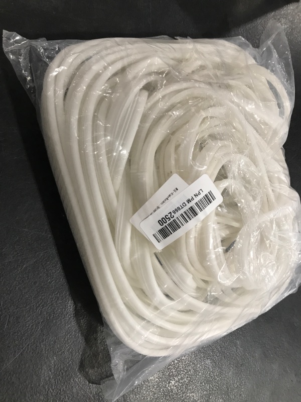 Photo 1 of Window Weatherstrip Seal 1/4" Bulb Bubble Kerf Mount Bulb Gasket Window Weather Stripping Kerf - 4 Colors and 5 Length Options (100', White)