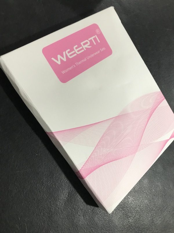 Photo 1 of WEERTI Thermal Underwear for Women Long Johns with Fleece Lined, Base Layer Women Cold Weather Top Bottom Black