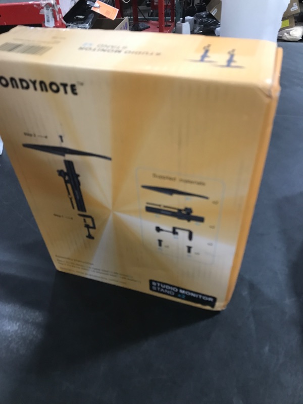 Photo 1 of Vondynote Set of 2 Desktop Clamp Speaker Stands Short Studio Monitor Stands Height Adjustable