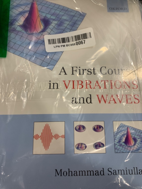 Photo 1 of A First Course in Vibrations and Waves