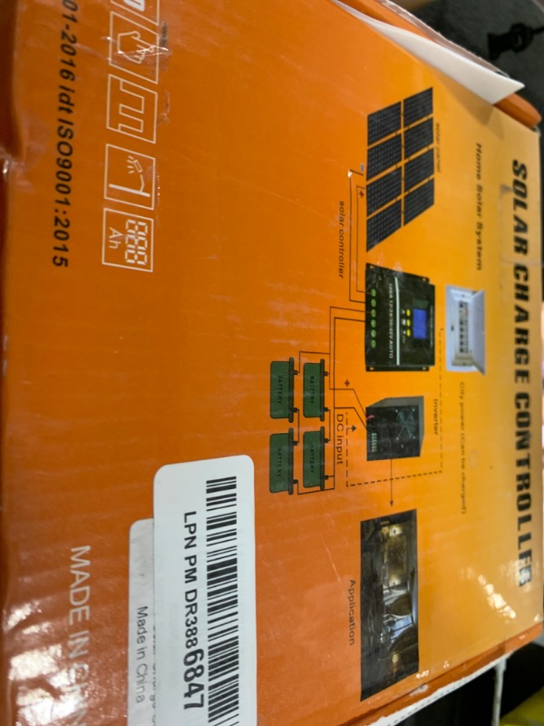 Photo 1 of 100A MPPT Solar Charge Controller 12V 24V 36V 48V LCD Display Battery Intelligent Regulator Max 100V Input Dual USB for Lead-Acid/Lithium (100A)