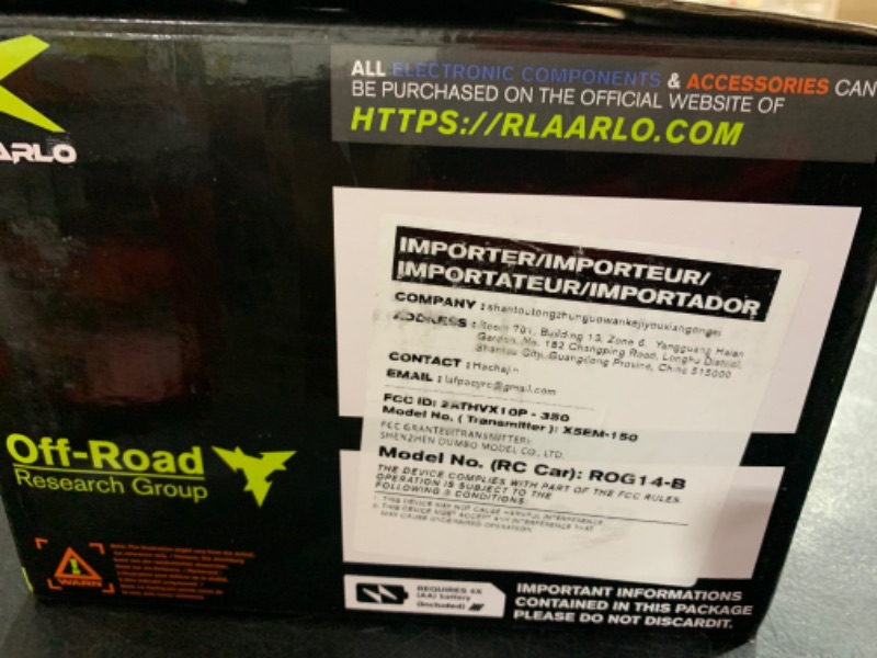 Photo 1 of LAFPACY RLAARLO 1/14 Brushless Fast RC Cars for Adults, Top Speed 60+ MPH RC Truck, All Terrain Remote Control Car Hobby Off-Road Remote Control Truck 4x4 Monster Trucks with 3S Battery