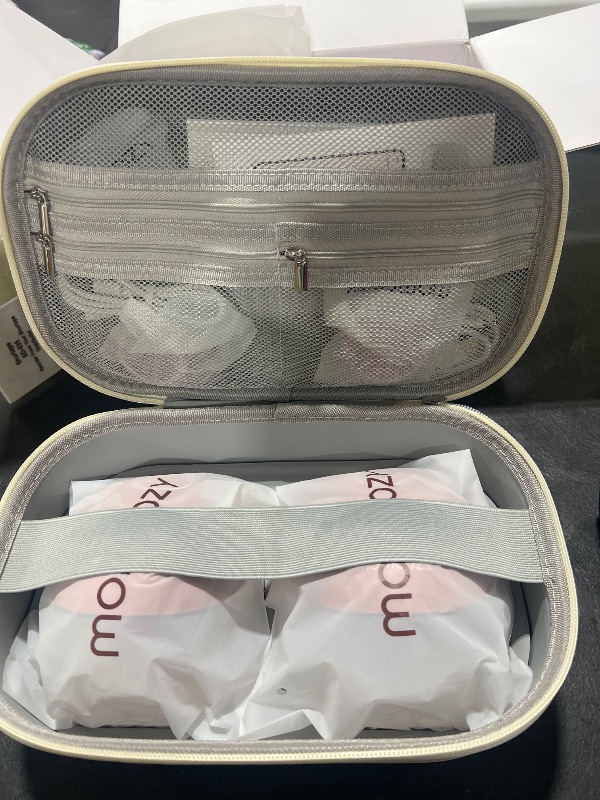 Photo 1 of Momcozy Breast Pump Hands Free Upgraded Mobile Flow | M9, App Discreet Control with Personalized Multi-Modes & 15 Levels, Wearable Breast Pump 24mm, 2 Pack Cozy Red