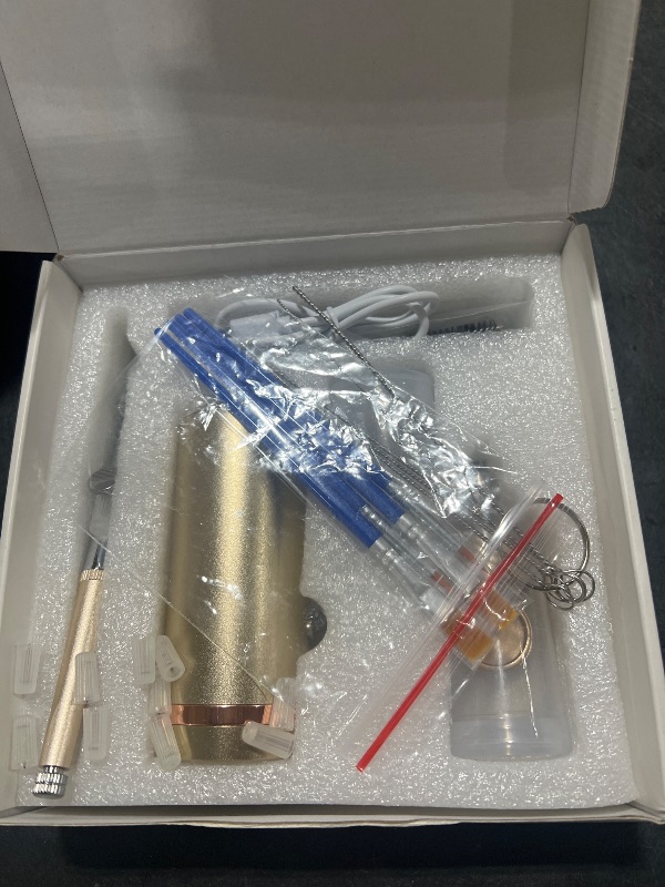 Photo 1 of Airbrush Kit with Compressor - 48PSI Rechargeable Cordless Non-Clogging High-Pressure Air Brush Set with 0.3mm Nozzle and Cleaning Brush Set for Nail Art, Makeup, Painting, Cake Decor