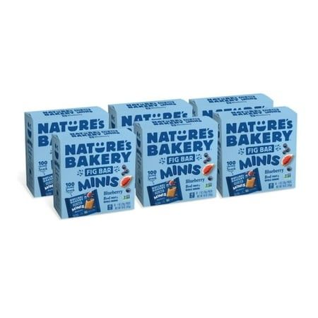 Photo 1 of 
Nature S Bakery Blueberry Fig Bar Minis 6-10 Count Boxes of 1 Oz Snack Bars (60 Bars) Vegan Non-GMO Plant-Based BB 02-12-2025