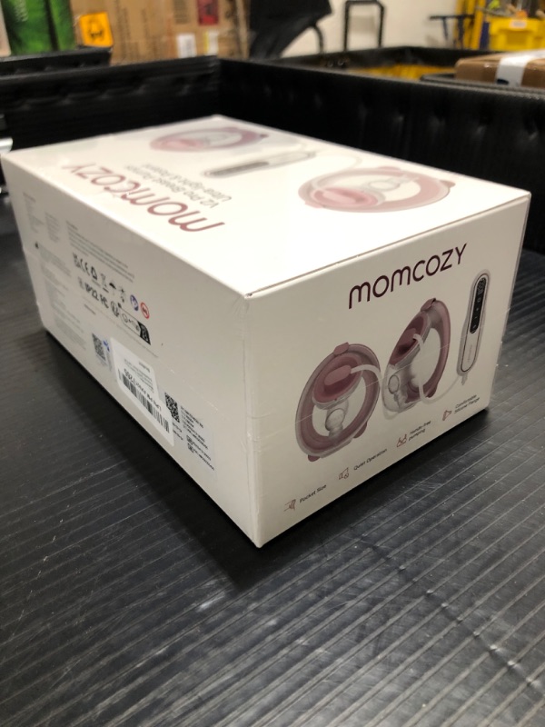 Photo 1 of FACTORY SEALED - Momcozy Breast Pump V2 Pro Ultra-Lightweight, Hands-Free & Portable Wearable Pump with Upgraded Integrated DoubleFit Flange, Quiet & Leak-Proof Electric Pump, 3 Modes|9 Levels, 17/19/21/24mm