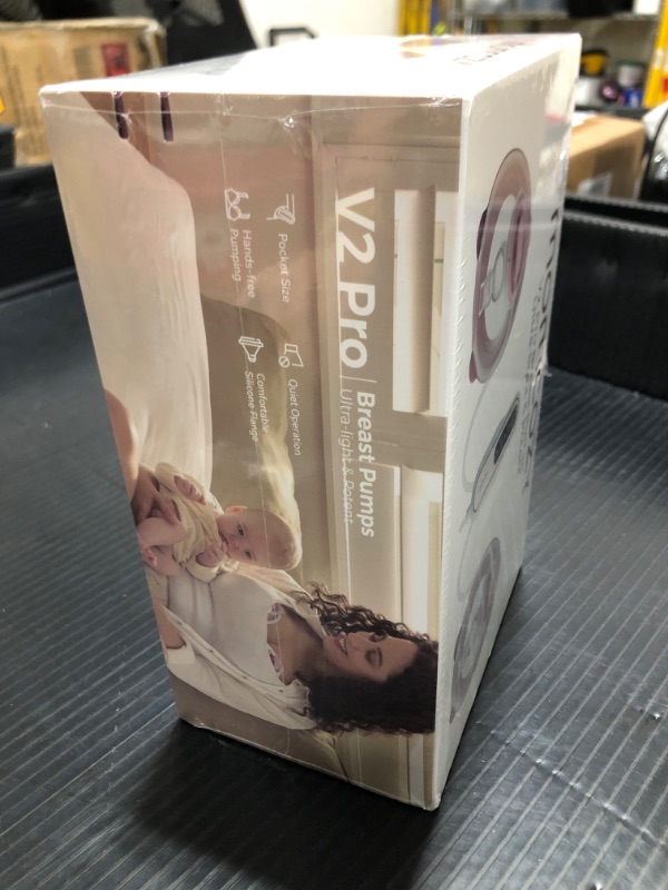 Photo 1 of FACTORY SEALED - Momcozy Breast Pump V2 Pro Ultra-Lightweight, Hands-Free & Portable Wearable Pump with Upgraded Integrated DoubleFit Flange, Quiet & Leak-Proof Electric Pump, 3 Modes|9 Levels, 17/19/21/24mm