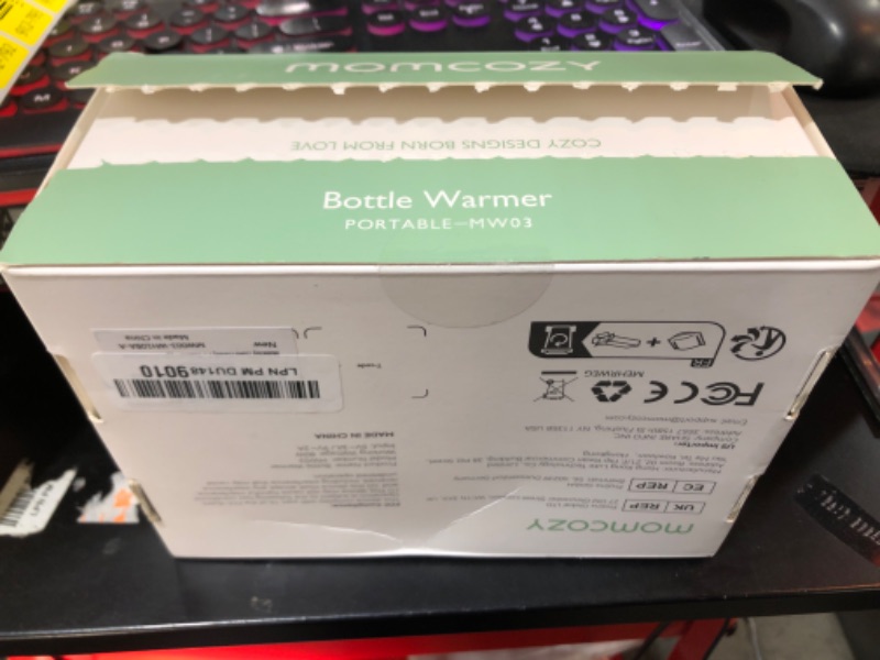 Photo 1 of Momcozy Portable Bottle Warmer for Travel, Double Leak-Proof Travel Bottle Warmer with Fast Heating, Safety Material Baby Bottle Warmer for Dr. Brown, Philips Avent, Medela, Tommee Tippee, Comotomo