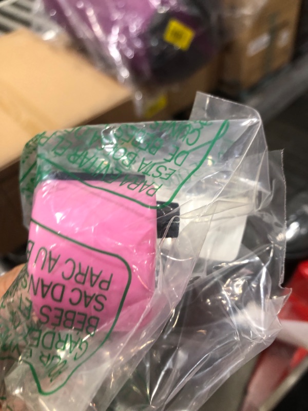 Photo 1 of SPHTOEO 4-Digit Handheld Tally Counter Manual Mechanical Palm Clicker Counter Tracker (Pink)