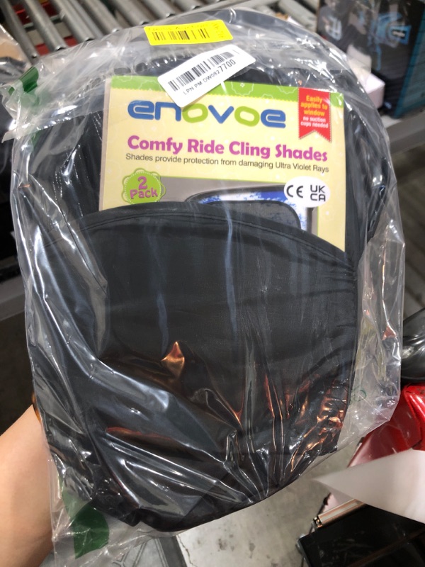 Photo 1 of Enovoe Car Window Shades for Baby (2 Pack) - 21x14 Inches Sun Shade Blocker, Cling - Glare Shield and UV Rays Protection for Your Child - Side Window Screens for SUV- Mesh Window Shades for car Baby