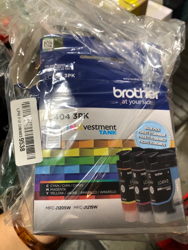 Photo 1 of Brother LC4043PKS of Standard Yield Cyan, Magenta and Yellow -Ink -Cartridges(Pack of 3)