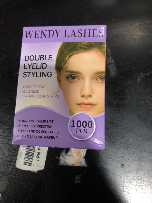 Photo 1 of 1000-Pcs Invisible Double Eyelid Tapes: Lifter Strips, Waterproof, Long-Lasting, For Hooded, Heavy, Uneven, Droopy Eeyelids, Wendy Lashes