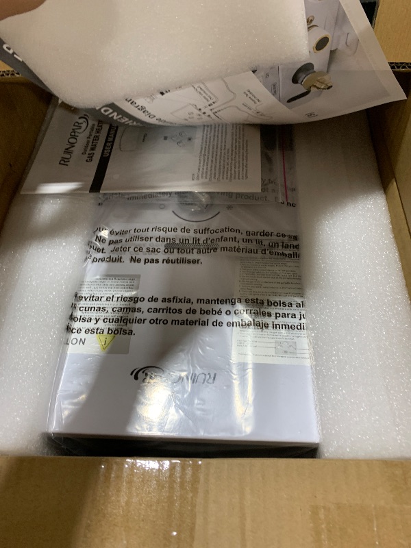 Photo 1 of Portable Water Heater Propane Tankless - 6L 1.58GPM RV on demand Hot Gas Outdoor Digital Display Water Heater for Camping,Boat,Cabins
