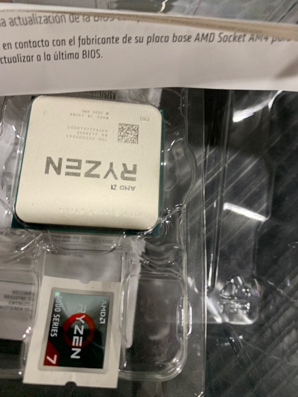 Photo 1 of AMD Ryzen 7 5800X 8-core, 16-thread unlocked desktop processor