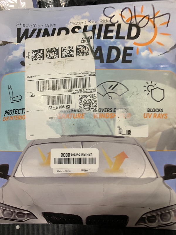 Photo 1 of Custom Fit Accord Windshield Sunshade for Honda Accord 2012 2011-2008 Sedan, LX, EX, EX-L, Touring Accessories Front Window Cover for Windshield Sun Visor Protector Blocks UV Rays Cool Car Accessories