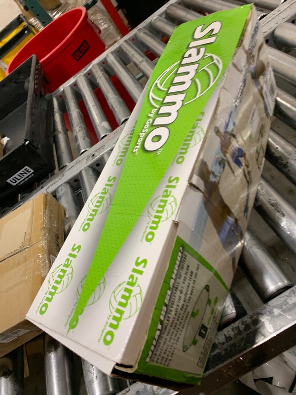 Photo 1 of GoSports Slammo Game Set (Includes 3 Balls, Carrying Case and Rules) - Outdoor Lawn, Beach & Tailgating Roundnet Game for Kids, Teens & Adults