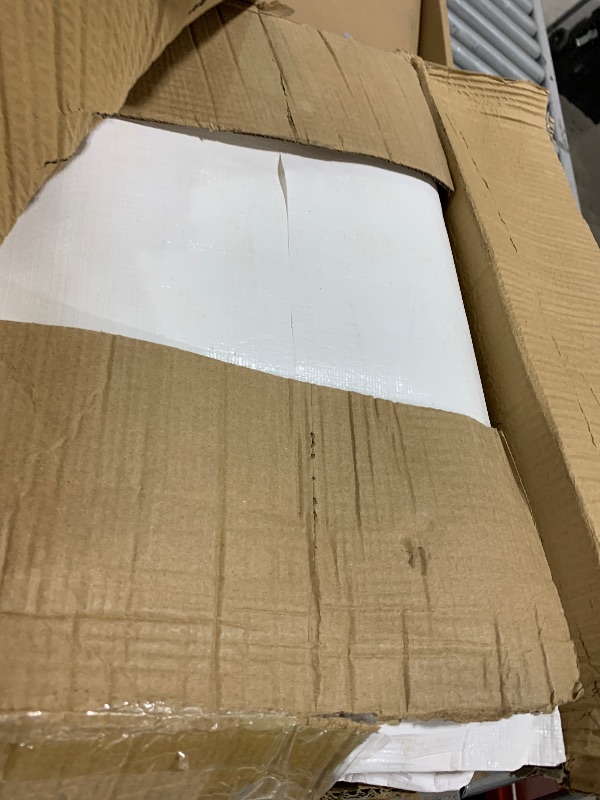Photo 1 of Hipicute 13'x25' Waterproof & UV-Resistant carport Replacement Canopy Cover -220G PE Fabric - White (Cover Only, Frame Not Included)