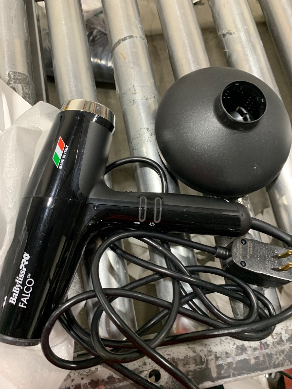 Photo 1 of BabylissPRO® Nano Titanium™ Professional High-Performance Ionic Falco Hair Dryer (Black)