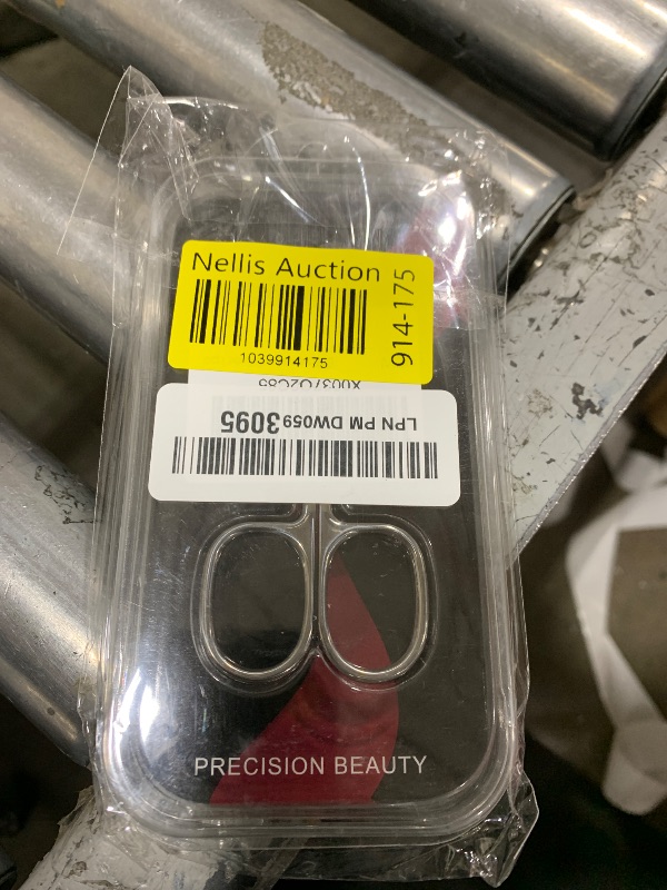 Photo 1 of CGBE Cuticle Scissors Extra Fine Curved Blade, Super Slim Manicure Scissors for Cuticles Professional Small Scissors with Precise Pointed Tip Grooming Blades, Eyebrow, Eyelash, and Dry Skin - Silvery