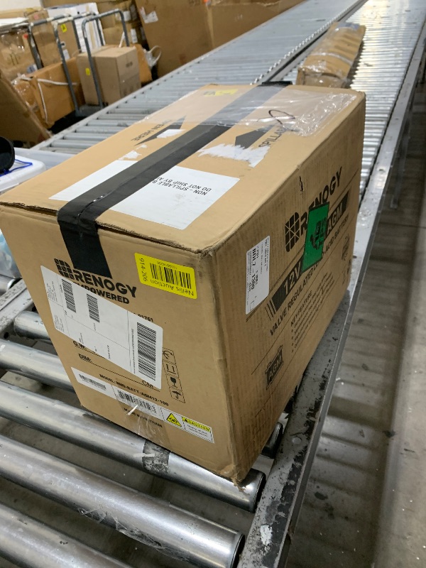 Photo 1 of Renogy Deep Cycle AGM 12 Volt 100Ah Battery, 3% Self-Discharge Rate, 1100A Max Discharge Current, Safe Charge Appliances for RV, Camping, Cabin, Marine and Off-Grid System, Maintenance-Free