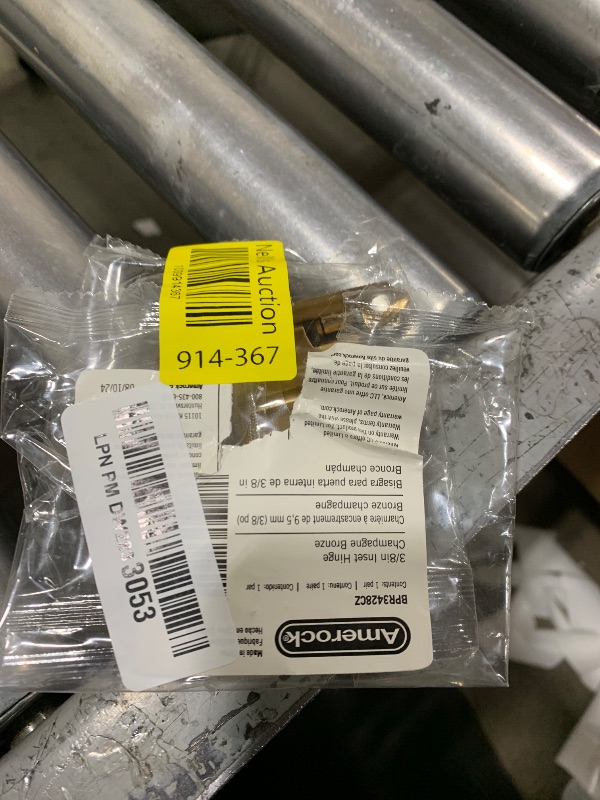 Photo 1 of Amerock BPR3428CZ | Cabinet Hinge | 3/8 in (10 mm) Inset Self Closing Face Mount | Champagne Bronze | Kitchen Cabinet Door Hinge | 1 Pair/2 Pack | Functional Hardware
