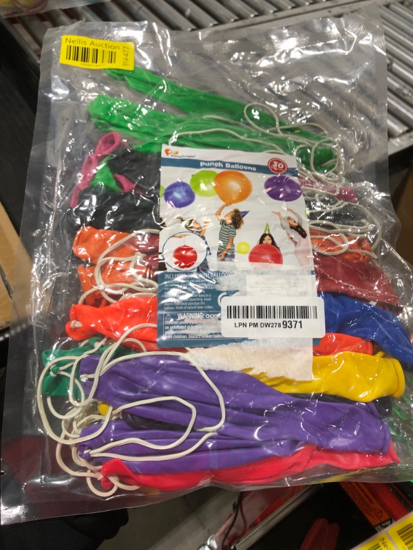 Photo 1 of 30Pcs Premium 18 inches Heavy Duty Punch Balloons with Rubber Bands, 12 colors, Odorless Punching Balloon Toy For Birthday Party, Goodie Bag, Stuffers, Bouncy Balls