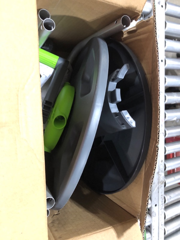 Photo 1 of Garden Water Hose Reel Cart, Holds 65-147 Ft of 5/8 Inch, Wall Mounted Garden Hose Cart, Portable Hose Holder for Convenient Hose Storage and Watering