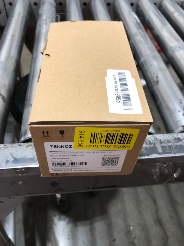 Photo 1 of Tennoz 5MP PoE IP Bullet Camera Outdoor, H.265 PoE IP Security Camera with 2.8mm Lens, 80ft Night Vision, 105° Wide Angle, Compatible with Third-Party NVRs and Software