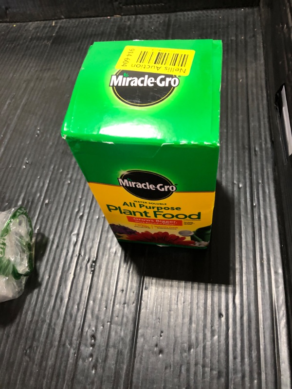 Photo 1 of Miracle-Gro Water Soluble All Purpose Plant Food, Fertilizer for Indoor or Outdoor Flowers, Vegetables or Trees, 3 lbs.