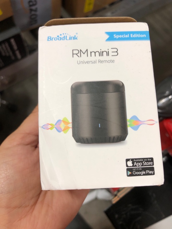 Photo 1 of Broadlink WiFi Smart Home Hub RM Mini 3 (2.4 GHz Wi-Fi Only) IR Automation Learning Universal Remote Control for TV Compatible with Alexa, Google Home, IFTTT