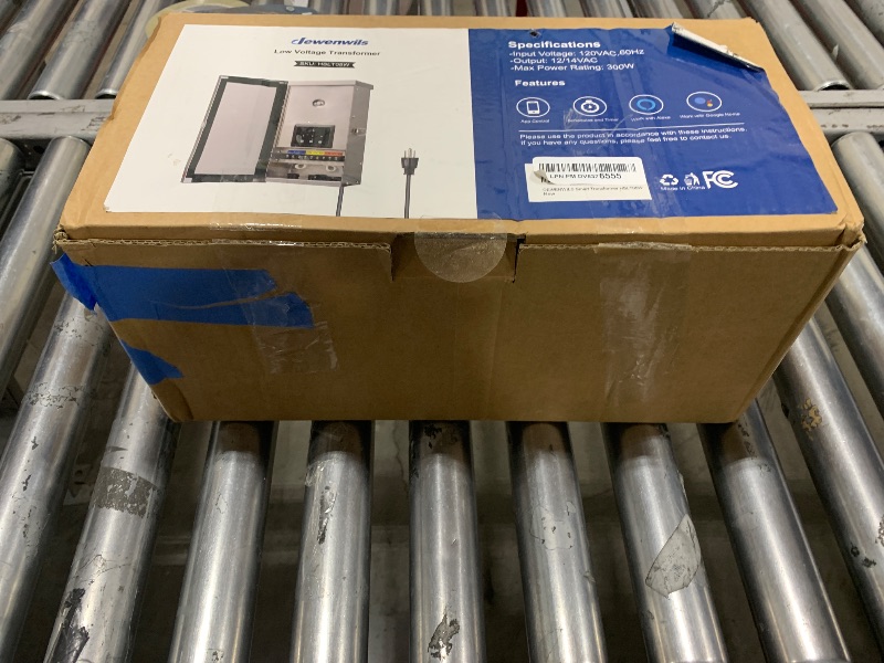 Photo 1 of DEWENWILS 300W Wi-Fi Low Voltage Landscape Transformer with 3 Zones, 2.4Ghz Smart Low Voltage Transformer for Outdoor Lights, 120V AC to 12V/14V AC, Work with Alexa & Google Assistant, FCC Listed