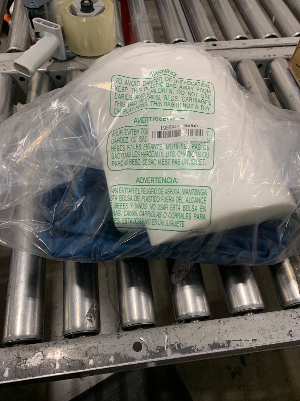 Photo 1 of Lunix Replacement Cover for LX8 2 Layers Wedge Pillow Set, Foam not Included - Blue