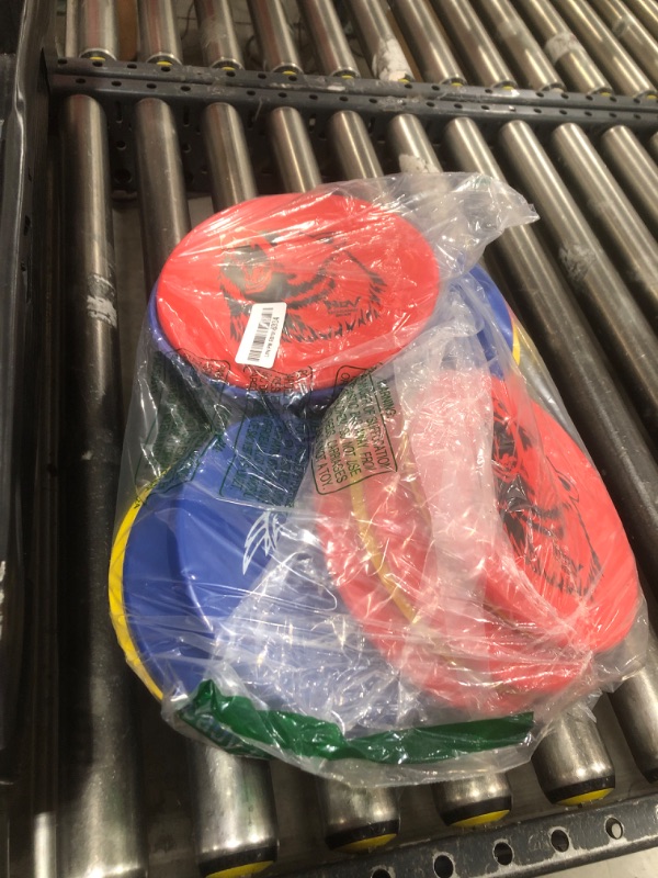 Photo 1 of NQV Disc Golf Set for Beginners, 18 Disc Golf Discs with 9 Types of Pictures, 6 Drivers 6 Putters 6 Mid Ranges, Play Outdoor Indoor Backyard for 3 Plus People Family
