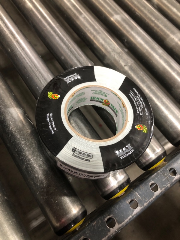 Photo 1 of Duck Brand Max Strength Duct Tape, Silver, 1-Roll Pack, 1.88 Inch x 45 Yards, 240201