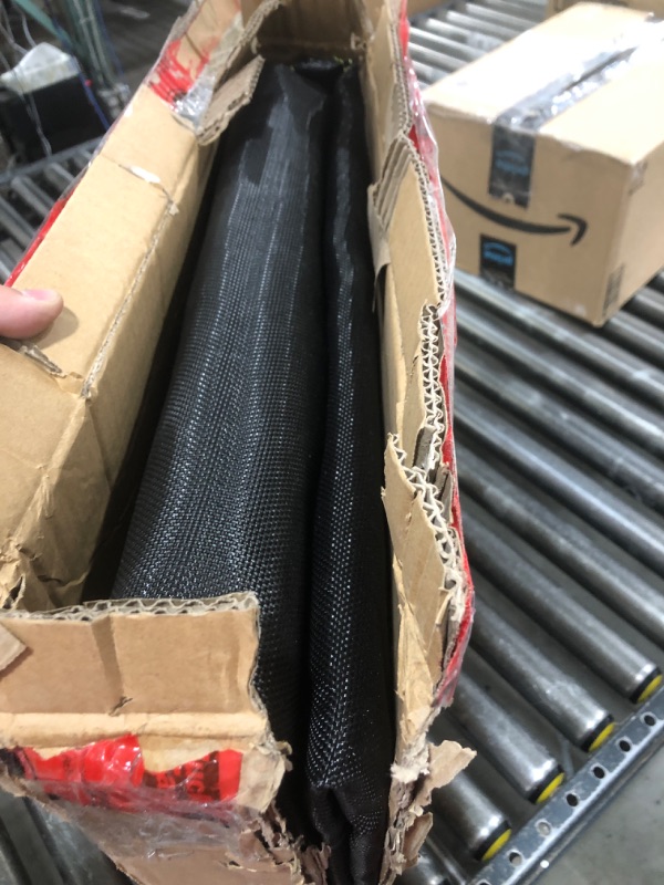 Photo 1 of Bzzter Replacement Trampoline Mat, Fits 15ft Round Frame,with 96 Rings 159.3 Inch Diameter, Fits 7.0" Springs,Not 15ft Diameter Mat,10 Rows of Stitches,w/Pull Hook and Gloves