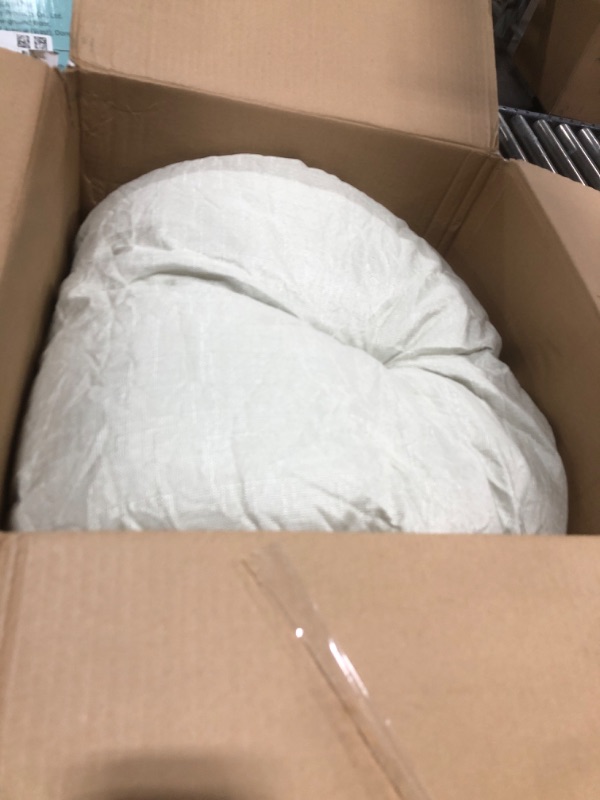 Photo 1 of Swing Egg Chair Cushion Thickened Hanging Basket Seat Cushion Washable Hammock Chair Cushion Outdoor Patio Hanging Chair Cushion Replacement (Only Cushion) (Off White)