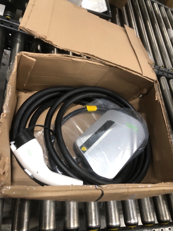 Photo 1 of QPQ Level 2 EV Charger 48Amp 240V 25FT Cable EV Chargers for Home Level 2,Electric Car Charger Indoor/Outdoor Wall Electric Vehicle Charging Stations with NEMA 14-50 Plug for J1772 EVs