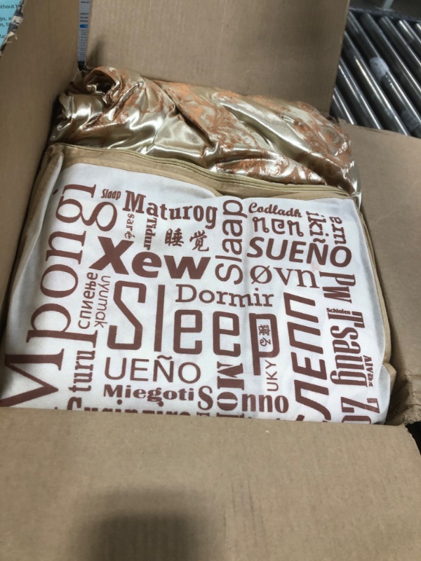 Photo 1 of Jacquard Full Comforter Set with Sheet Set Taupe Bedding Set 8 Pcs Embroidery Neoclassical Floral Pattern Bed Home Decor Soft Down Comforter Luxury Hotel Silky Bed in a Bag with 1 Cushion Cover