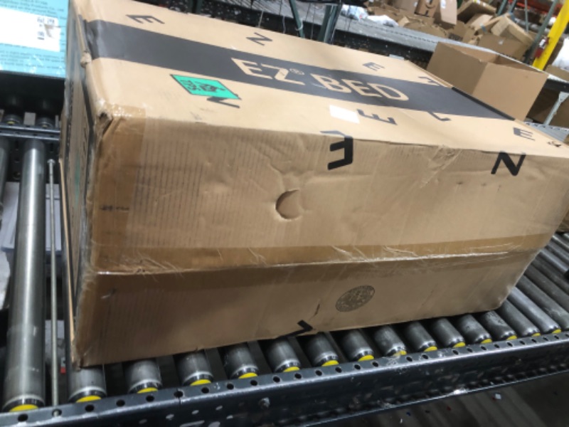 Photo 1 of Simpli Comfy Queen EZ Bed Self-Inflating Air Mattress with Built-in Frame, Pump and Wheeled Case, Blow Up Inflatable Rolling Air Bed on Wheels