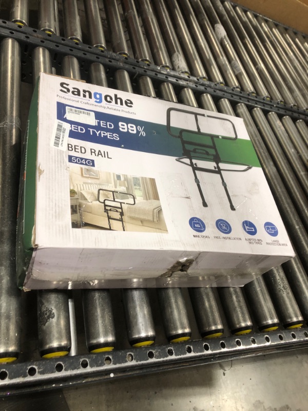 Photo 1 of Sangohe Bed Rail for Elderly, Extra Large Heavy Duty Bed Rail for Senior, Foldable Bed Rails, Safety Bed Rails for Elderly Adults Getting in & Out of Bed, 504G