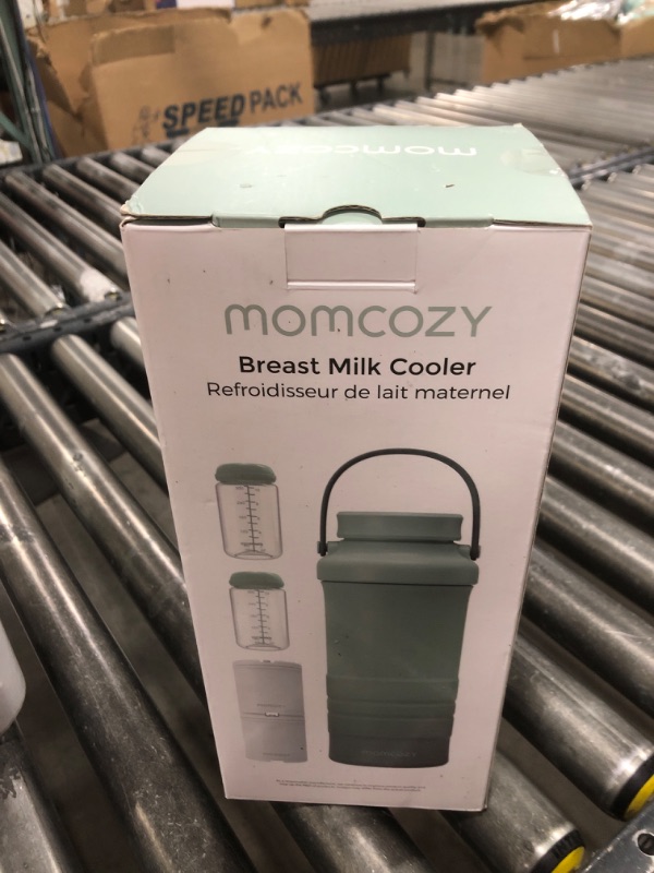 Photo 1 of Momcozy 22oz Portable Breast Milk Cooler for Outdoor, Life Saver with 360° Total Cooling for 24 Hours, Larger Capacity Travel Breastmilk Chiller with 2pcs Baby Bottles for Breastmilk Storage, Green