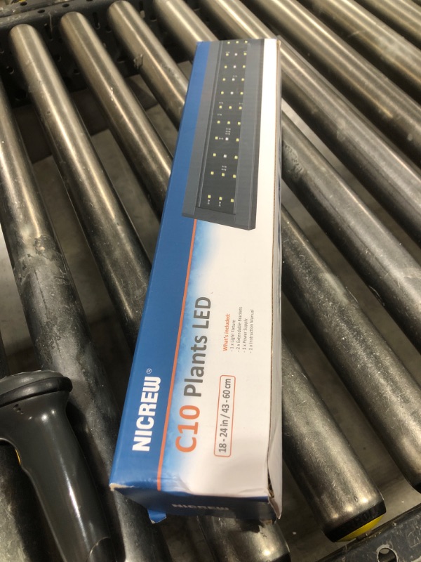 Photo 1 of NICREW C10 Plants LED Aquarium Light, 18-24 in, 13 Watts, Full Spectrum Fish Tank Light with Timer, Day and Night Cycle, Brightness Adjustable