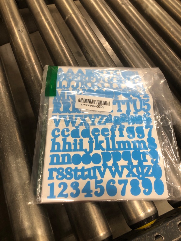Photo 1 of WNYT 1210 Letter Stickers 10 Sheets Alphabet Stickers 1in Vinyl Self-Adhesive Number Alphabet Sticker, Mailbox Numbers Labels DIY Crafts Art Making,Sign,Classroom Decor,Notebook,Cars,Door(Light Blue)