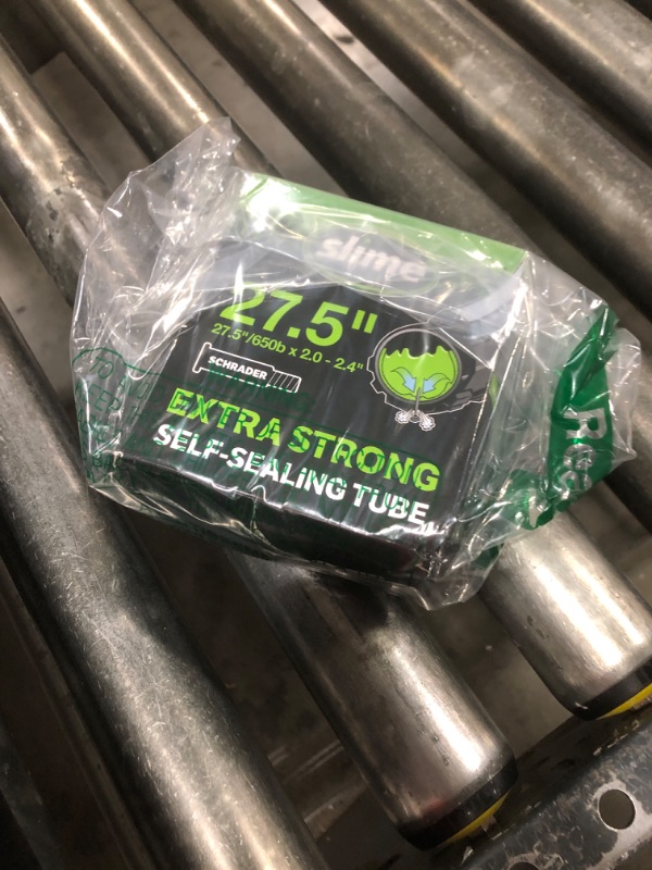 Photo 1 of Slime 30088 Bike Inner Tube with Slime Puncture Sealant, Extra Strong, Self Sealing, Prevent and Repair, Schrader Valve, 27.5 (650b) x 2.0-2.4