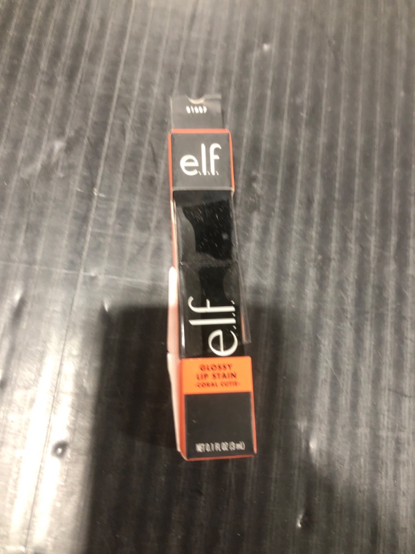 Photo 1 of e.l.f. Glossy Lip Stain, Long-Lasting, Lightweight Lip Stain For A Sheer Pop Of Color & Subtle Gloss Finish, Vegan & Cruelty-Free, Coral Cutie