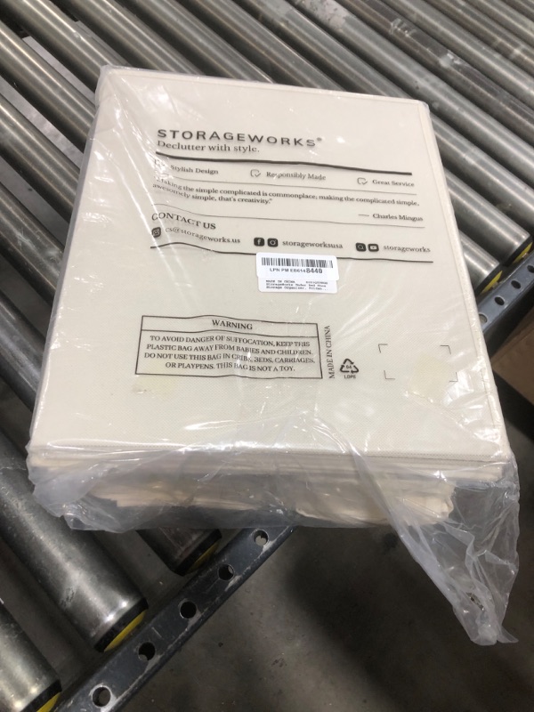 Photo 1 of StorageWorks Shoe Organizer Under Bed for Closet, 2-Pack Ultra-thick Fabric Shoe Storage Containers with Bottom Support and Adjustable Dividers, Fits up to 24 Pairs, Beige