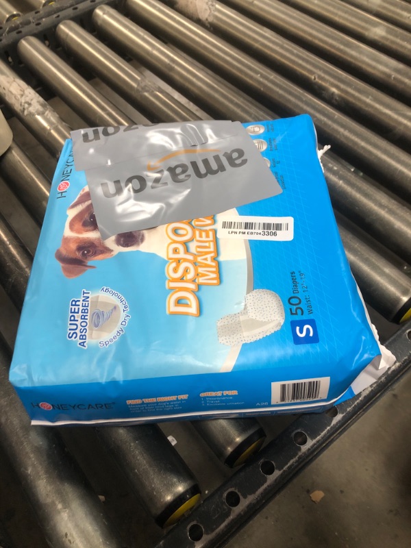 Photo 1 of HONEY CARE All-Absorb A26 Male Dog Wrap, 50 Count, Small