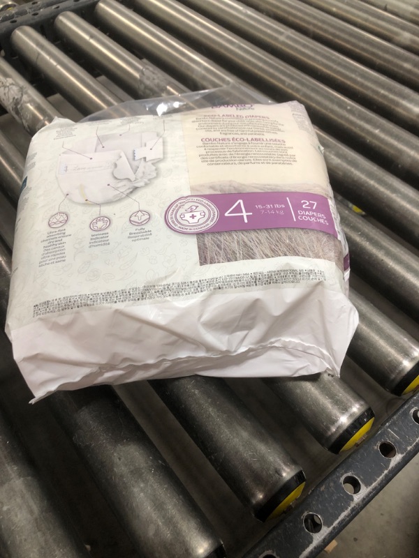 Photo 1 of Bambo Nature Hypoallergenic Baby Diapers, Eco-Labelled Sustainable Diapers, Enhanced Leakage Protection, Totally Chlorine-free, Skin Friendly, and Super Absorbent - Size 4 (27 Count)